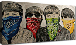 Banksy Beatles – misura 100×50 cm